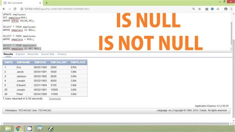 case is not null oracle