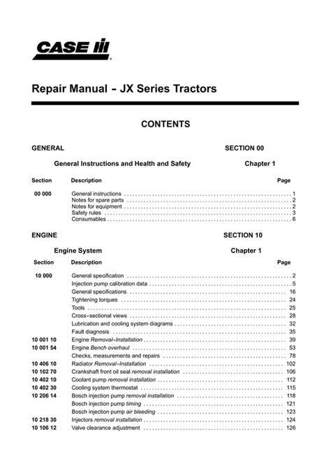 case jx95 workshop manual