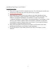 Case Problem 3 Tutorial 6 Solution Excel