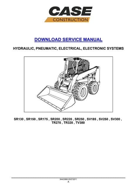 Case Sr200 Manual
