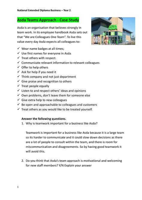 Case Study Asda