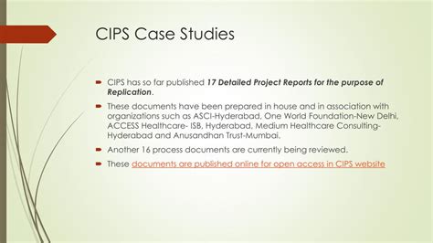 Case Study Cips