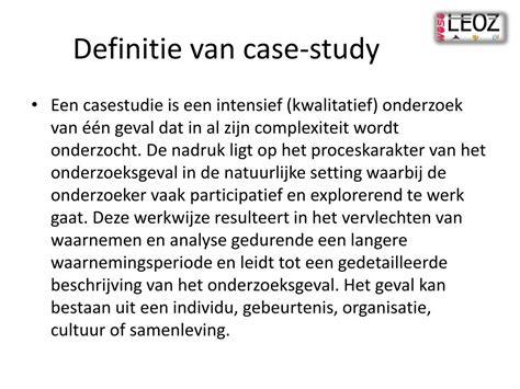 case study definitie