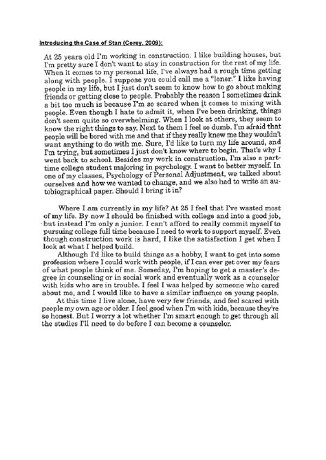 Case Study Example Stan Corey