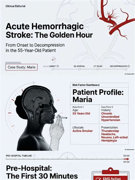 case study of hemorrhagic stroke pati