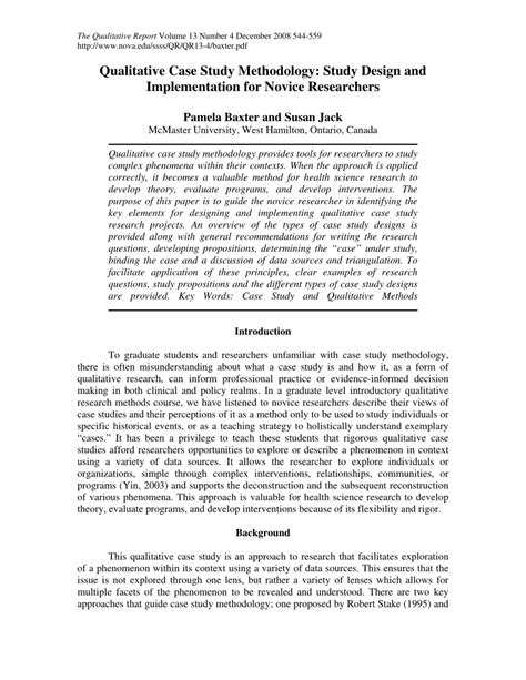 Case Study Research
