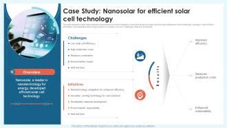 case study solutions nanosolar