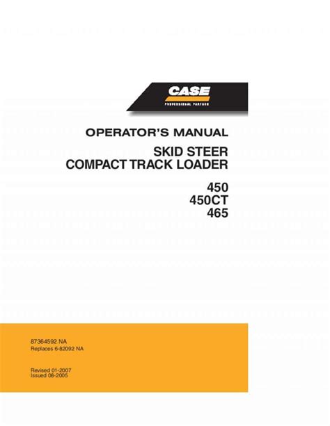 Read Online Case 450Ct Skid Steer Manual 