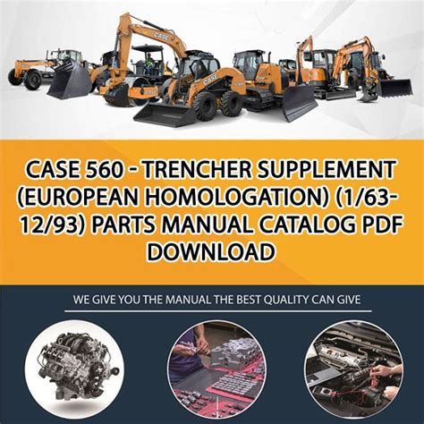 Full Download Case 560 Trencher Parts Manual 