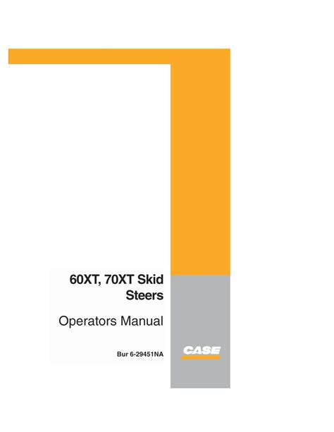 Read Case 60Xt Owners Manual 