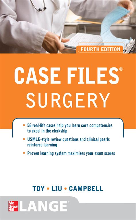 Full Download Case Files Surgery 4Th Edition 