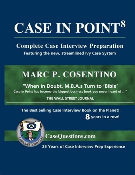 Read Case In Point 8Th Edition Cosentino 