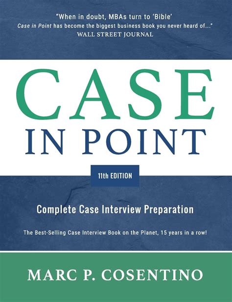 Read Online Case In Point Graph Analysis For Consulting And Case Interviews 