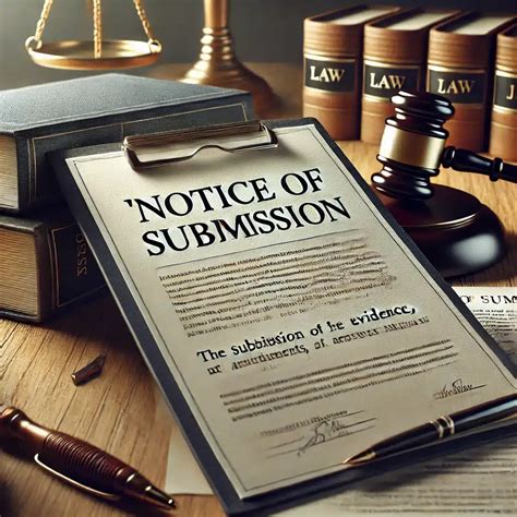 case of submission