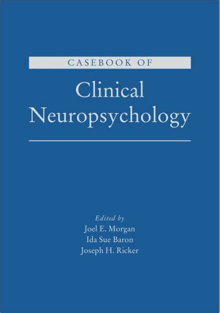 Download Casebook Of Clinical Neuropsychology 
