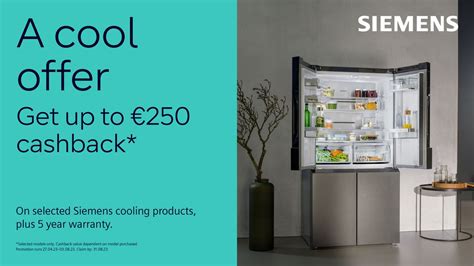 cash back siemens