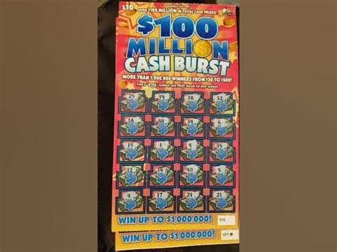 cash burst national lottery