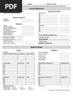cashflow 101 game sheet pdf