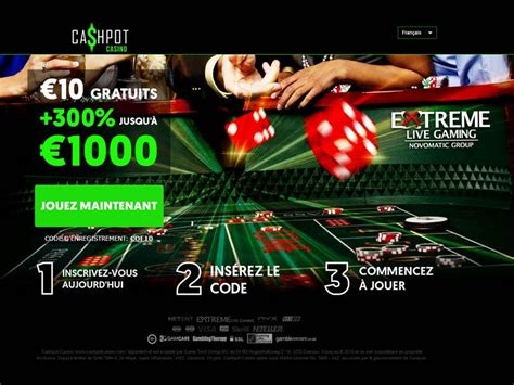 cashpot casino bonus uvlb france