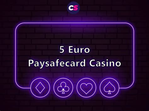 casino 5 euro paysafecard dswg belgium