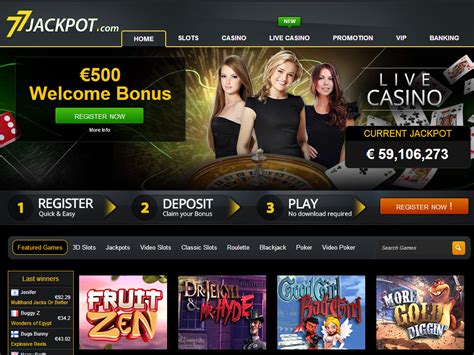 casino 77 jackpot belgium