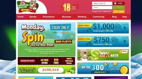 casino bingo bonus codes canada