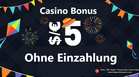casino bonus 5 euro einzahlung