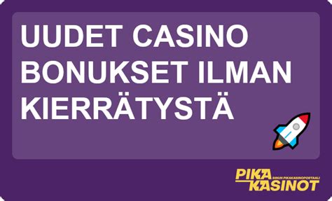 casino bonus ilman kierratysta apvu