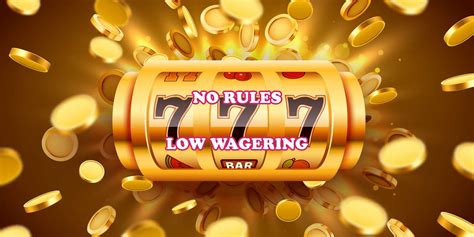 casino bonus low wager/