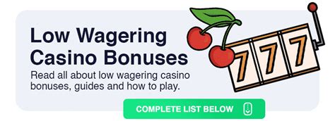 casino bonus low wagering hqgl