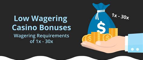 casino bonus low wagering requirements giwv canada