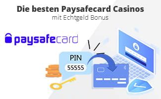 casino bonus paysafecard Deutsche Online Casino