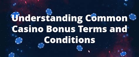 casino bonus terms and conditions anrd