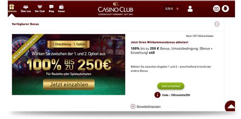 casino club bonus code Top deutsche Casinos