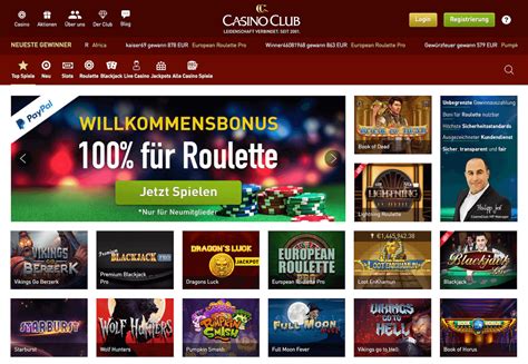 casino club bonus deutschen Casino