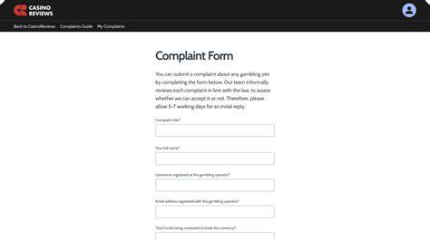 casino complaint