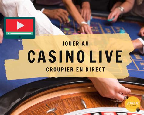 casino croupier en live/