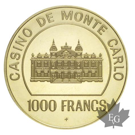 casino de monte carlo 1000 francs coin lllk luxembourg