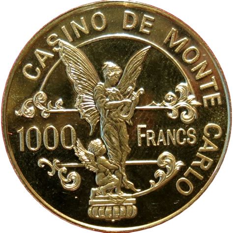 casino de monte carlo 1000 francs coin rcvj belgium