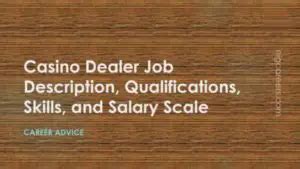 casino dealer description job amuv canada