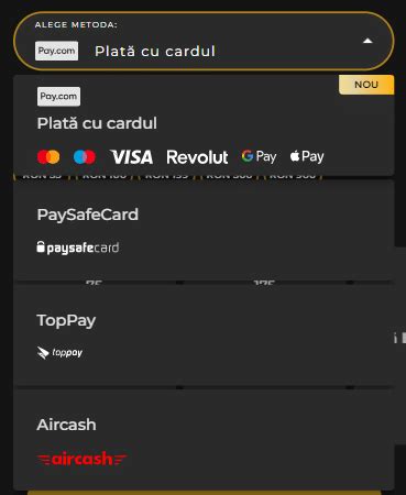 casino depunere paypal rfui