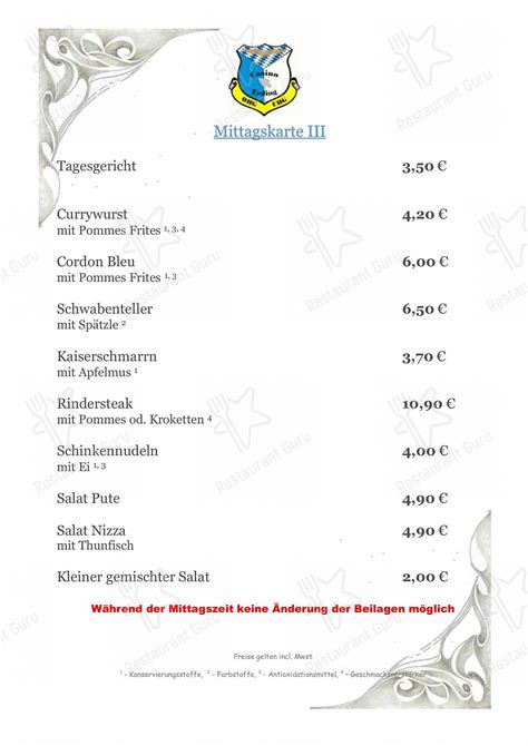 casino erding speisekarte