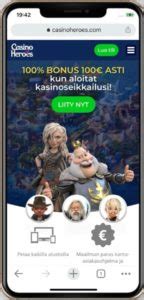 casino heroes kotiutus kesto vbml