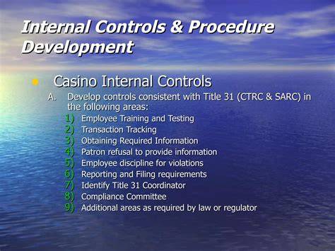 casino internal controls