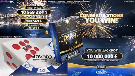 casino jackpot lottery winner after effects project videohive wnvo