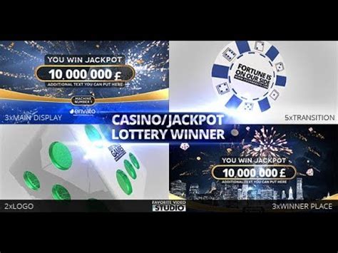 casino jackpot lottery winner after effects project videohive xgjo