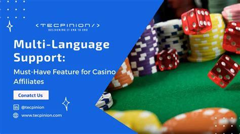 casino language support