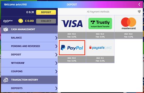 casino paypal payment gfbf belgium