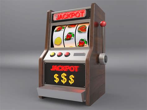 casino slot machine 3d model wfel