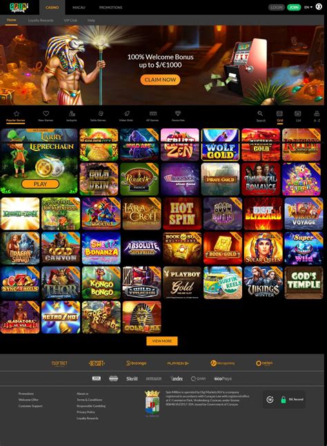 casino spin million avis fejg canada